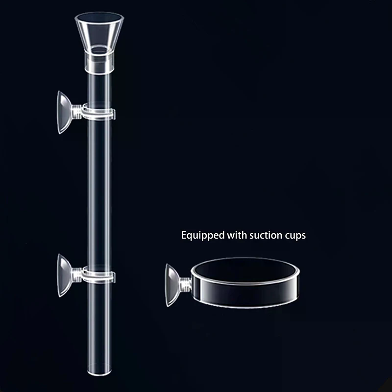 Aquarium Fish Holiday Food - Tubo Alimentador de Acrílico para Aquário,