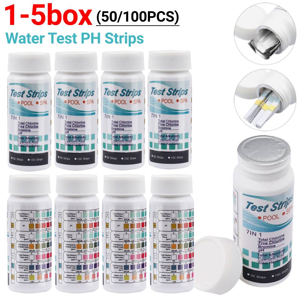 50/100 pçs tiras de teste de á - Aquarium Fish Quality avaliação e preço