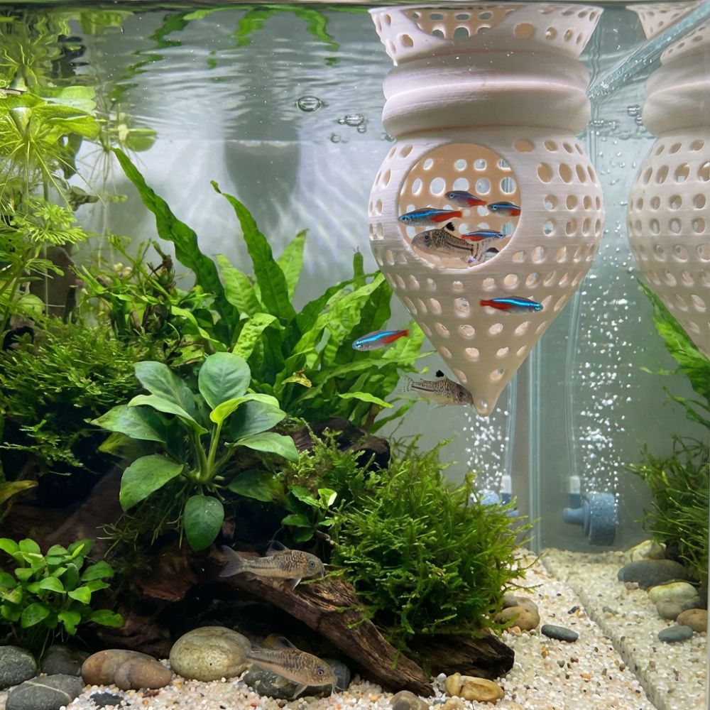 Rede Flutuante 3D Impressa par - Aquarium Fish Hideout avaliação e preço
