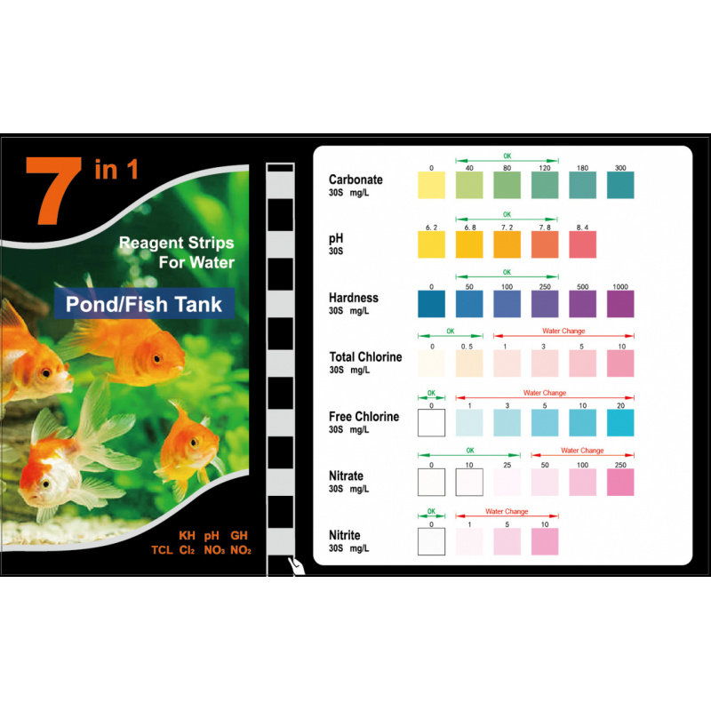 Tira de teste de ph 7 em 1, ki - Aquarium Fish Quality avaliação e preço