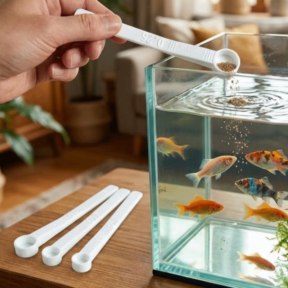 Colher de medição de alimentos - Aquarium Fish Holiday Food avaliação e preço