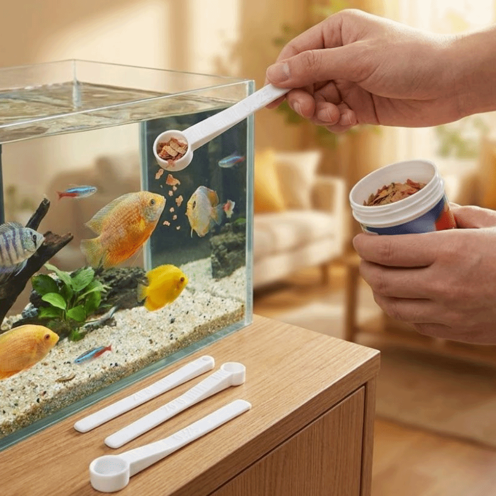 Colher de medição de alimentos - Aquarium Fish Holiday Food avaliação e preço