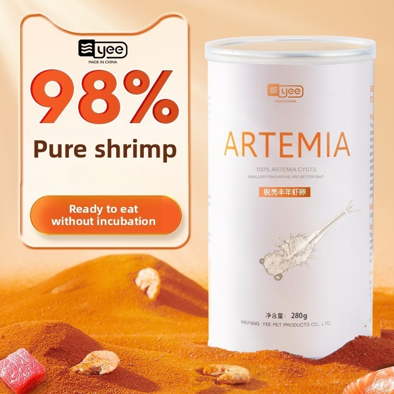 Yee Artemia de camarão com sal - Aquarium Fish Holiday Food avaliação e preço
