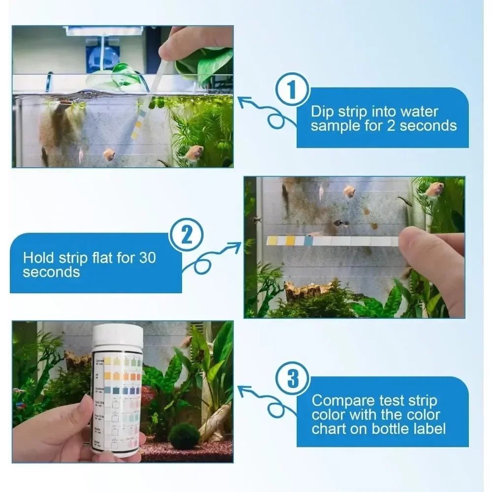 Tira de teste de aquário kit d - Aquarium Fish Quality avaliação e preço