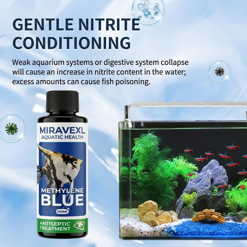 MIRAVEXL 100ml Azul de Metilen - Aquarium Fish Parasites avaliação e preço