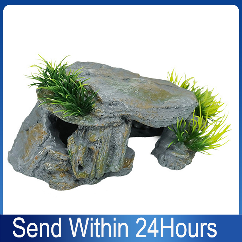 Caverna de Pedra Natural para  - Aquarium Fish Hideout avaliação e preço
