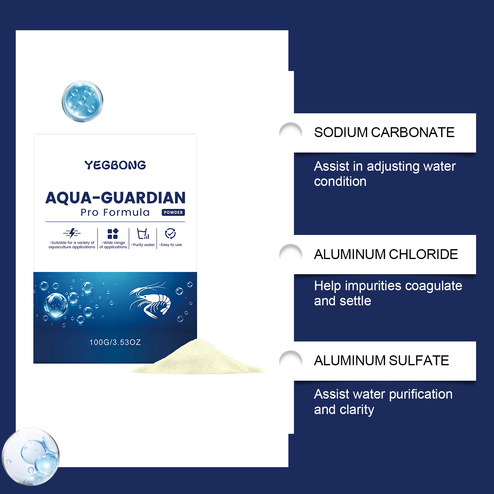 Pó Clarificador de Água para A - Aquarium Fish Quality avaliação e preço